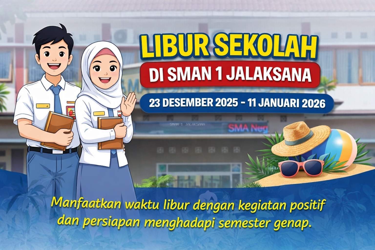 Libur Semester Ganjil 2025 di SMA Negeri 1 Jalaksana: Pemanfaatan Waktu Secara Positif