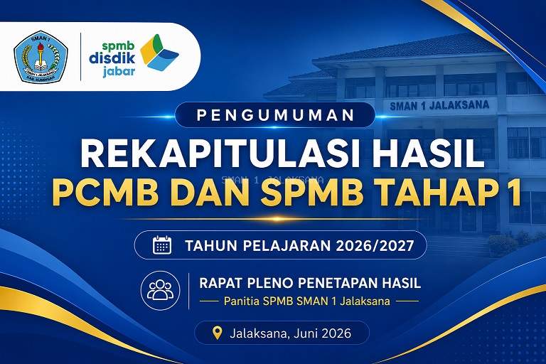 SPMB Tahap 1 SMAN 1 Jalaksana Tahun Ajaran 2026/2027 Berjalan Lancar